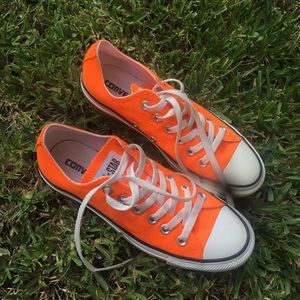 Neon Orange Chuck Taylor Converse